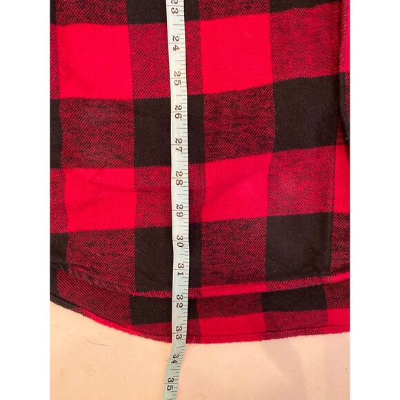 Field & Stream Red Black Buffalo Check Plaid Shacket EUC Sz XXL Tall Men’s Gorp - Picture 11 of 11